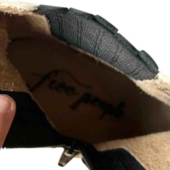 Free People James Chelsea Boot Bone White Chunky Platform Boho Wmn Size 37.5 - Picture 8 of 10